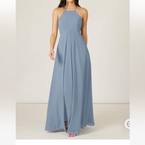 Azazie Sarah in Dusty Blue